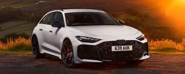 Обои машины: Audi RS 5, спорткар, закат, вечер