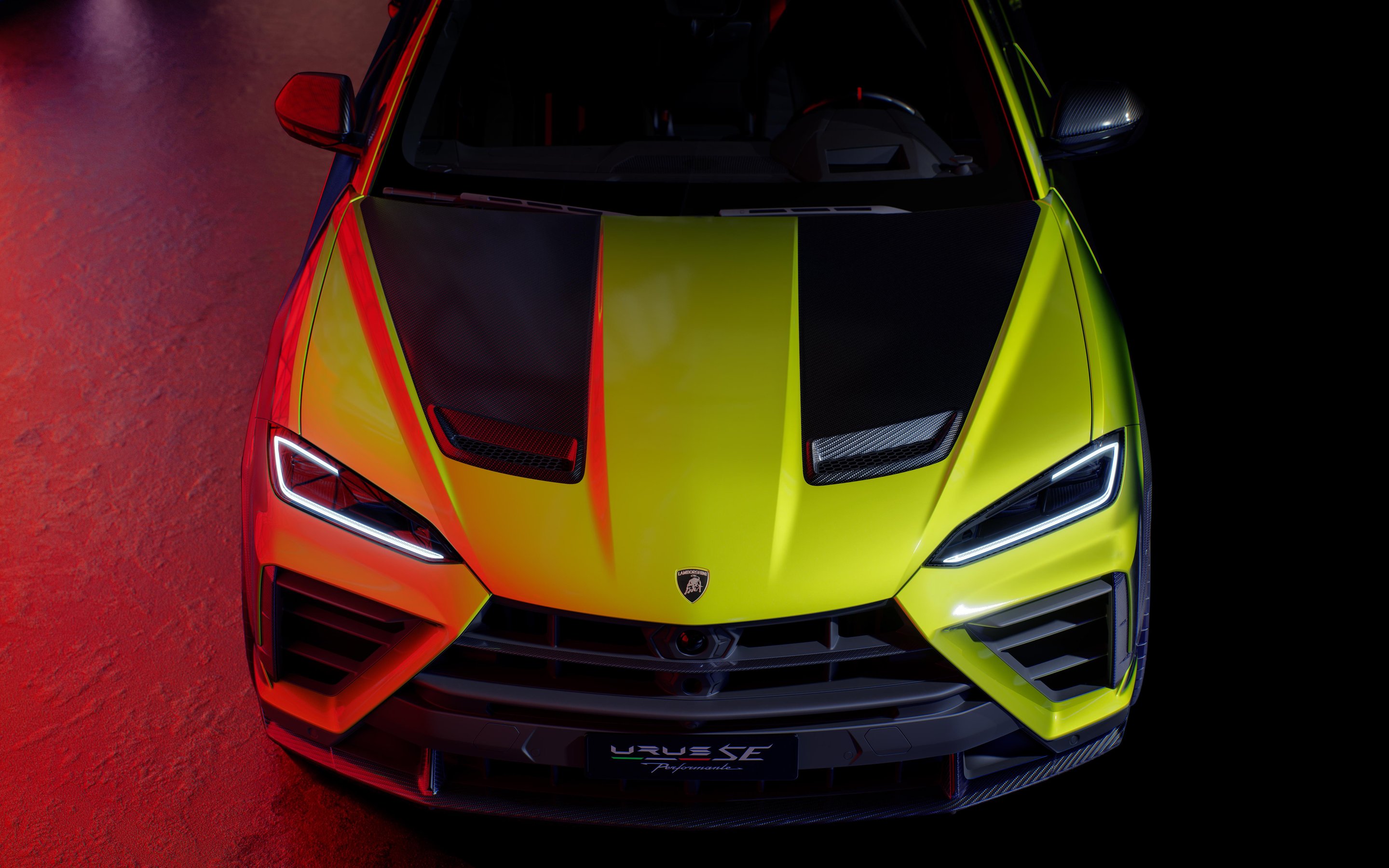 Lamborghini Urus SE Performante Front View - Wallpapers for Apple MacBook 15″ in 2880x1800 resolution