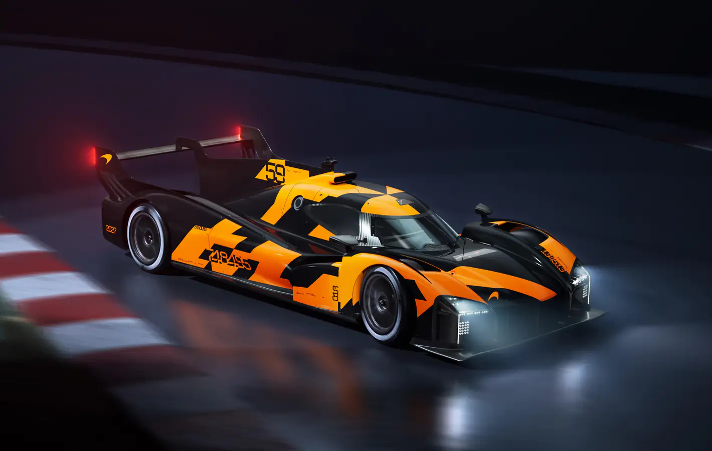 McLaren Le Mans Hypercar on Track — desktop and phone wallpaper, free download