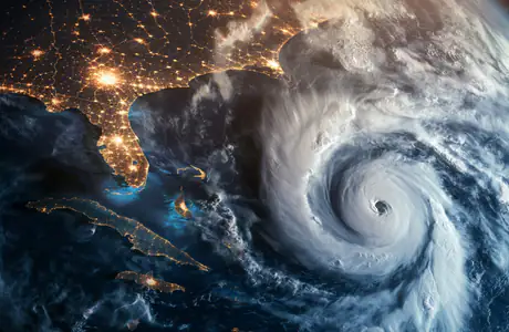 planet Laptop Wallpapers for WXGA (1366x768): hurricane, Earth, Florida, Mexico
