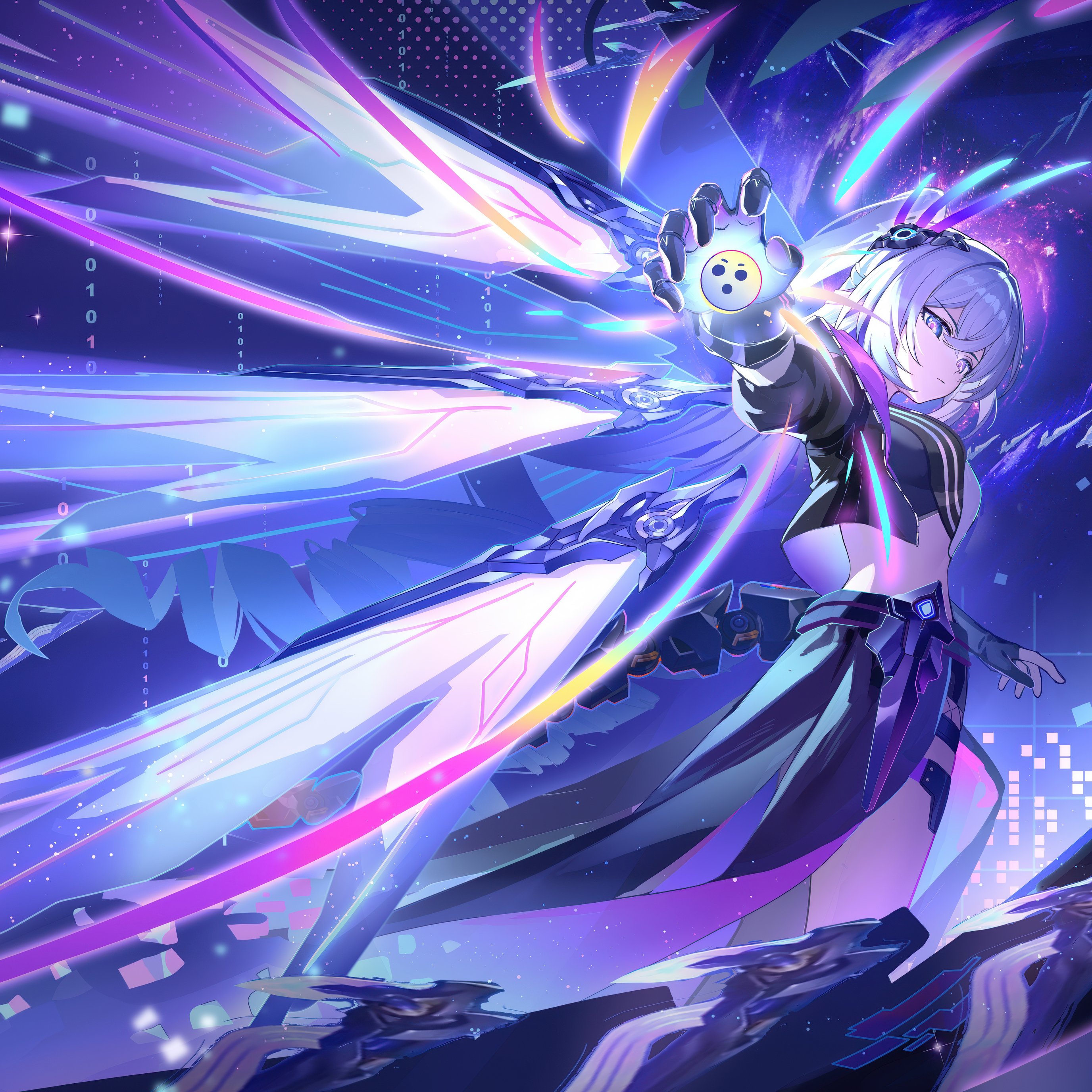 Silver Wolf from Honkai Star Rail - Wallpapers for iPad Pro 13″ in 2752x2752 resolution