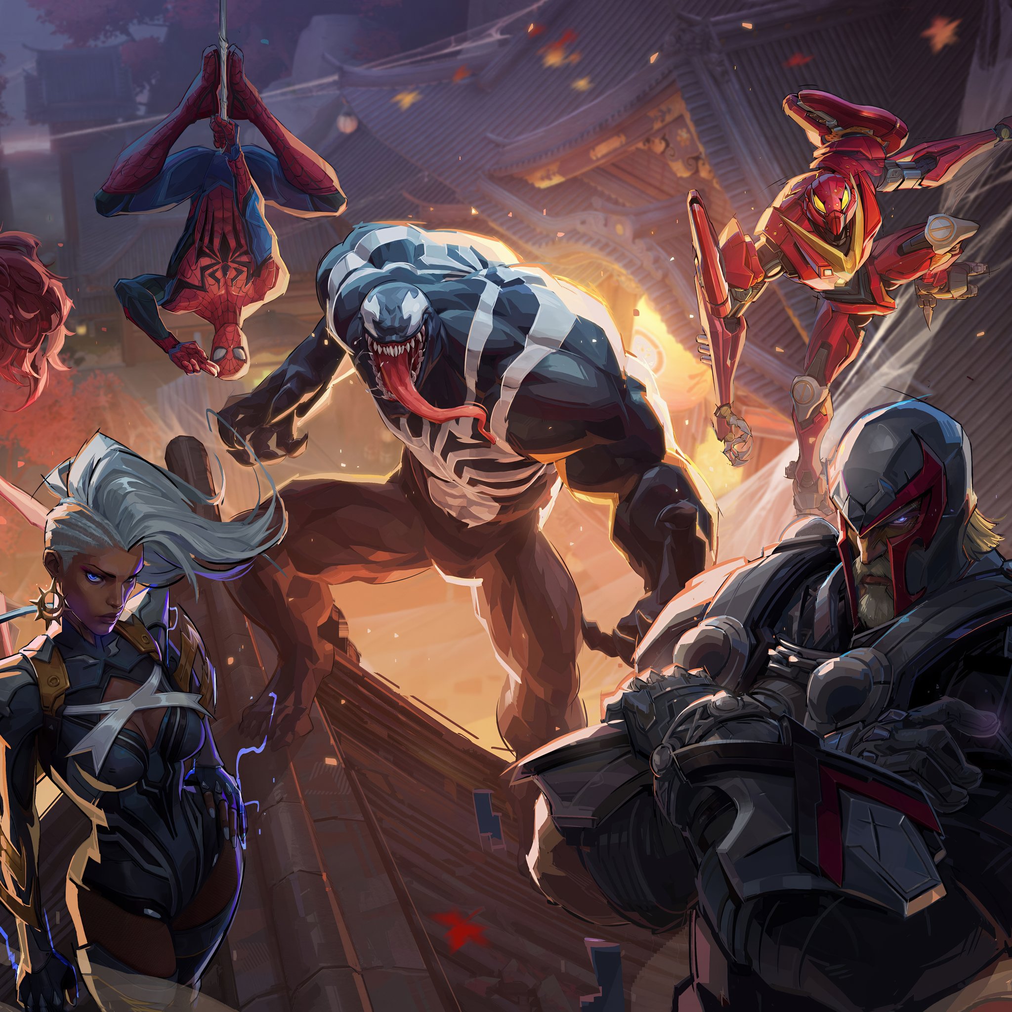 Команда Marvel Super Heroes - Обои для iPad Retina в разрешении 2048x2048