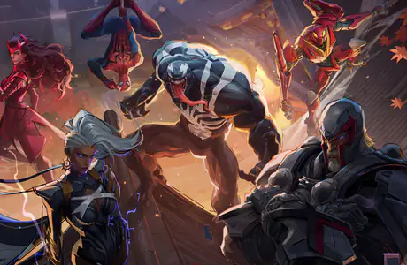 Обои для Samsung Galaxy Tab (1340x1340): Marvel Super Heroes, Веном, Человек-паук, Тор