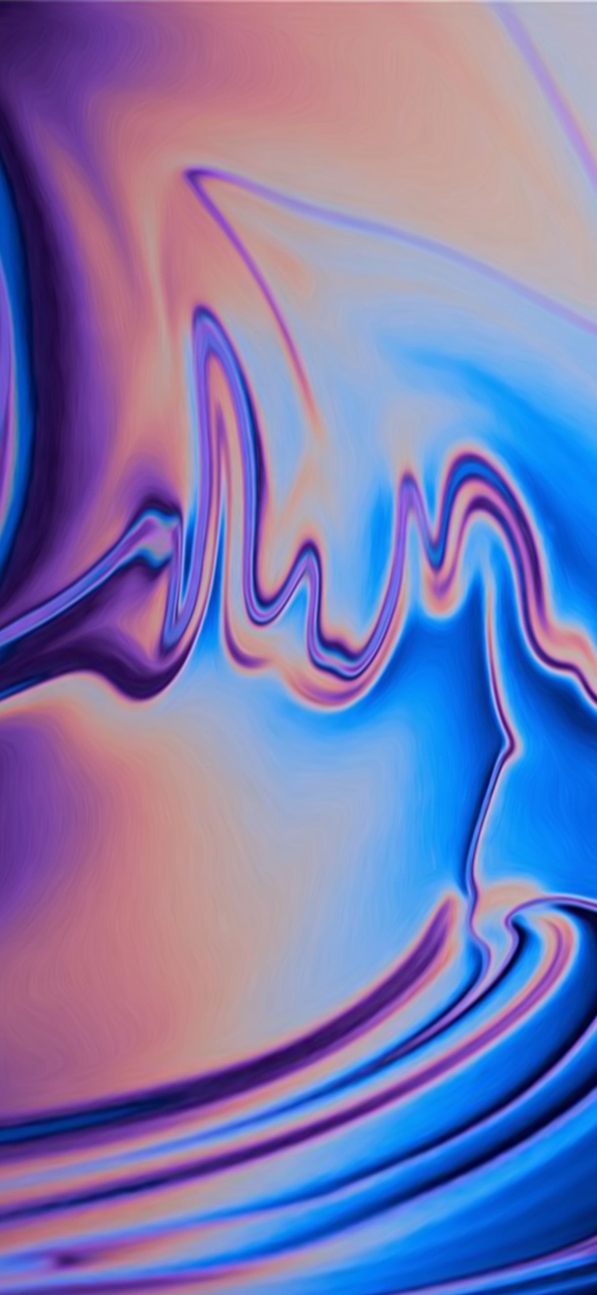 Gradient Fluid Waves Pattern - Wallpapers for iPhone 14 Pro/15 Pro in 1179x2556 resolution