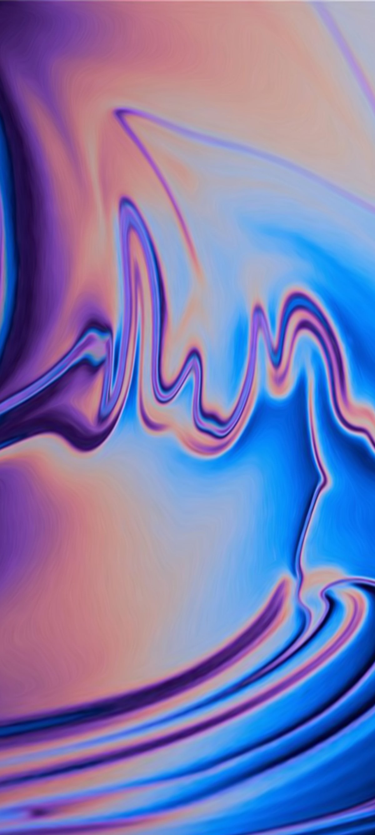Gradient Fluid Waves Pattern - Wallpapers for Xiaomi 15 in 1200x2670 resolution
