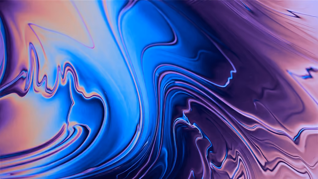 Gradient Fluid Waves Pattern - Wallpapers for iPad Retina in 2048x2048 resolution