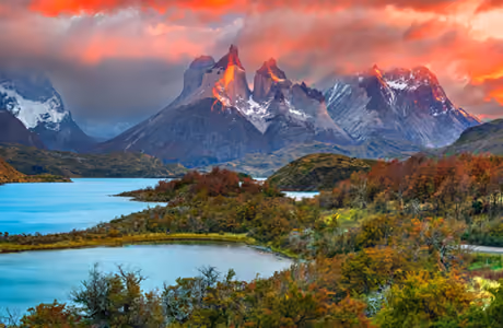 WSVGA Andes wallpapers (1024x600): Andes, Patagonia, Chile, mountains