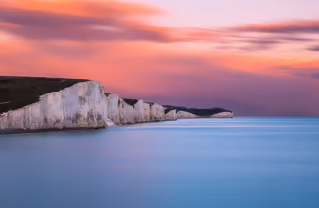 England Wallpapers for Apple iMac 21.5″ (4096x2304): England, rock, sea, sunset