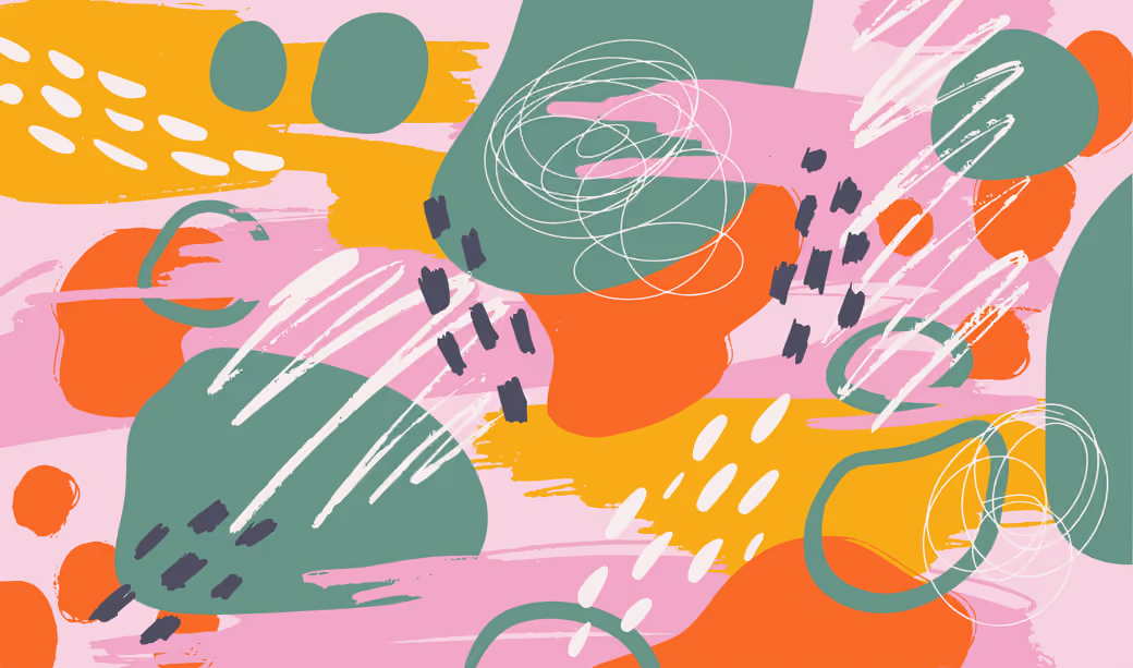 Abstract pattern in modern style — desktop and phone wallpaper, free download
