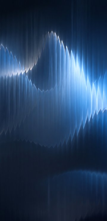 Abstract Glitch Waves - Wallpapers for Samsung in 360x740 resolution