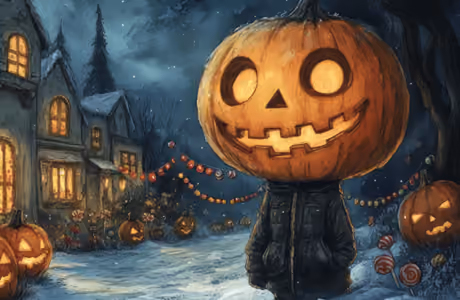 Microsoft Surface 12.4″ Jack-o-lantern wallpapers (1536x1024): Halloween, winter, jack-o-lantern, boy