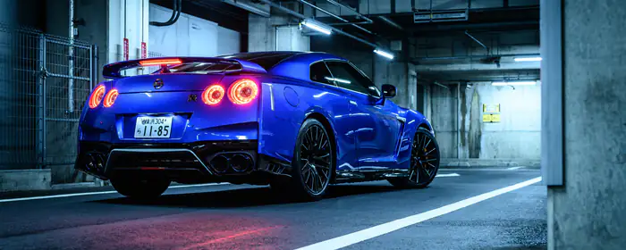 UltraWide 21:9 обои Nissan (2560x1080): Nissan GTR R35, спойлер, обвес, JDM
