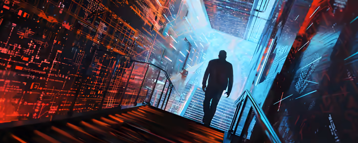 UltraWide 21:9 Subway wallpapers (3440x1440): cyberpunk, subway, hologram, man