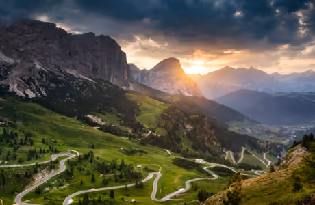 HDV 720p Dolomites wallpapers (1280x720): Dolomites, Italy, mountains, valley