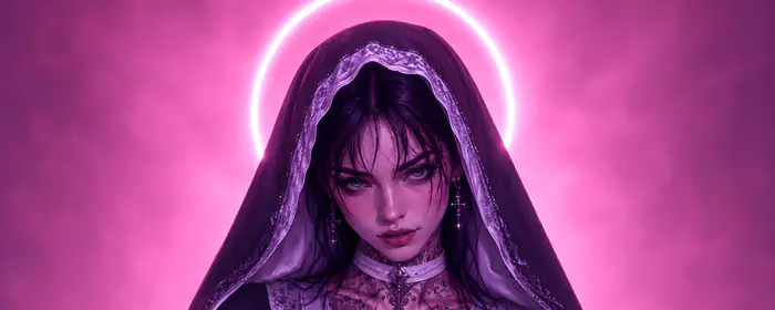 5K2K UltraWide 21:9 aura wallpapers (5120x2160): Nun, woman, brunette, makeup