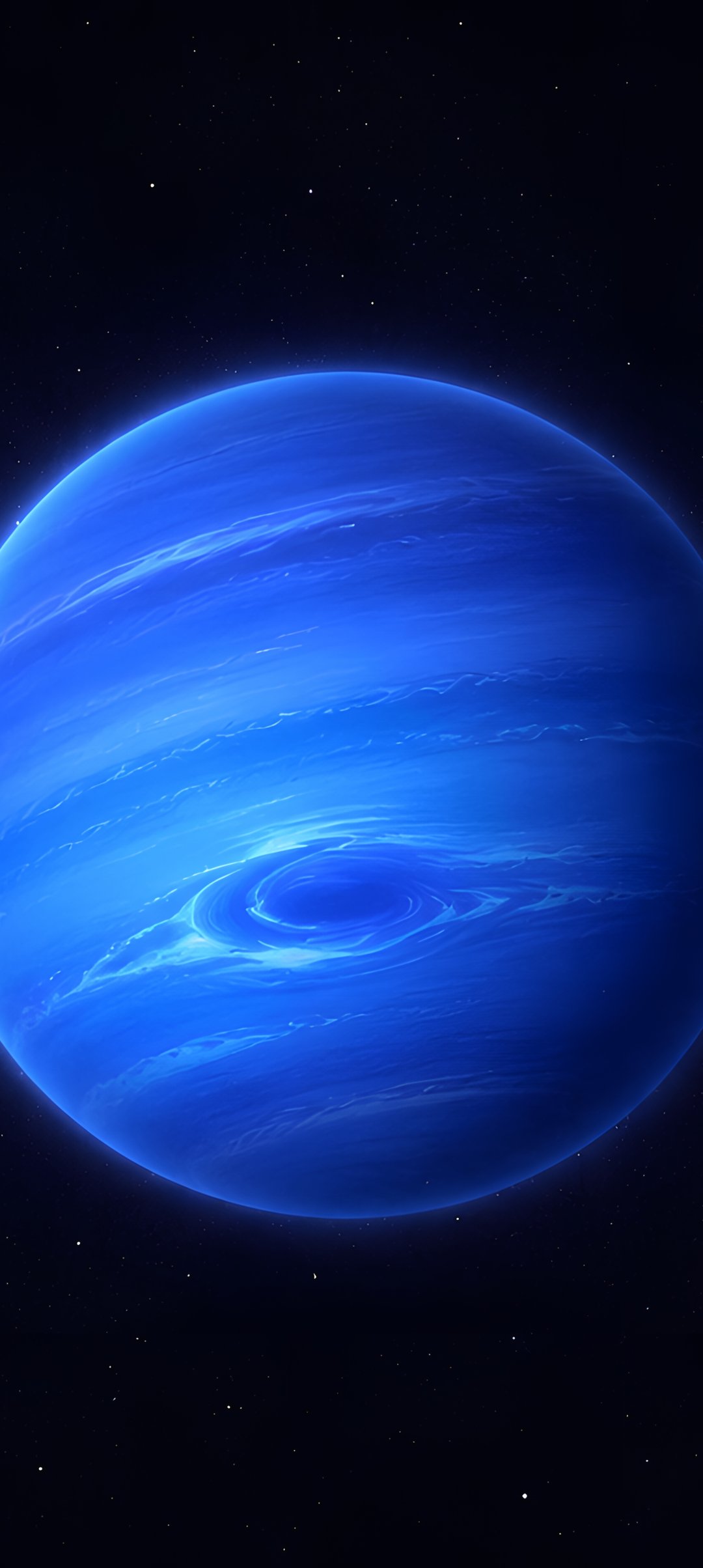 Neptune in the Solar System - Wallpapers for Samsung Galaxy A13/A14/A53, Realme 12 Pro 5G, POCO M5 in 1080x2408 resolution