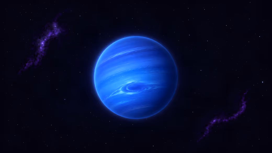Neptune in the Solar System - Wallpapers for Apple MacBook 14.2″ in 3024x1964 resolution