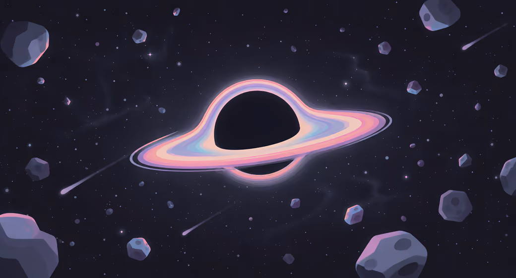 Black Hole with Accretion Disk - HDV 720p wallpapers in 1280x720 resolution