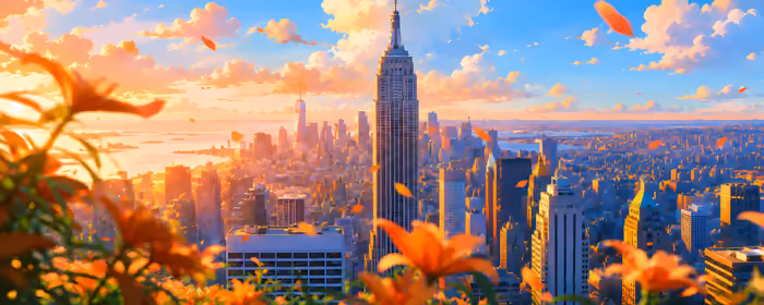 UltraWide 21:9 wallpapers (3440x1440): Empire State Building, New York City, Manhattan, USA