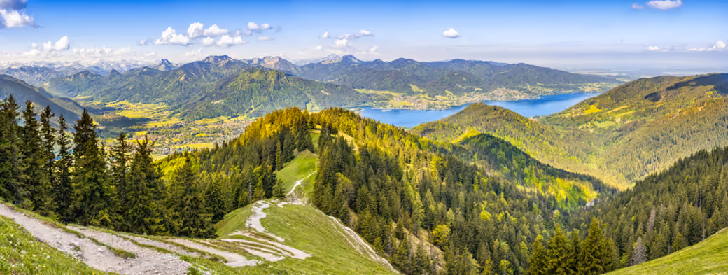 Bavarian Alps Summer Landscape — desktop and phone wallpaper, free download