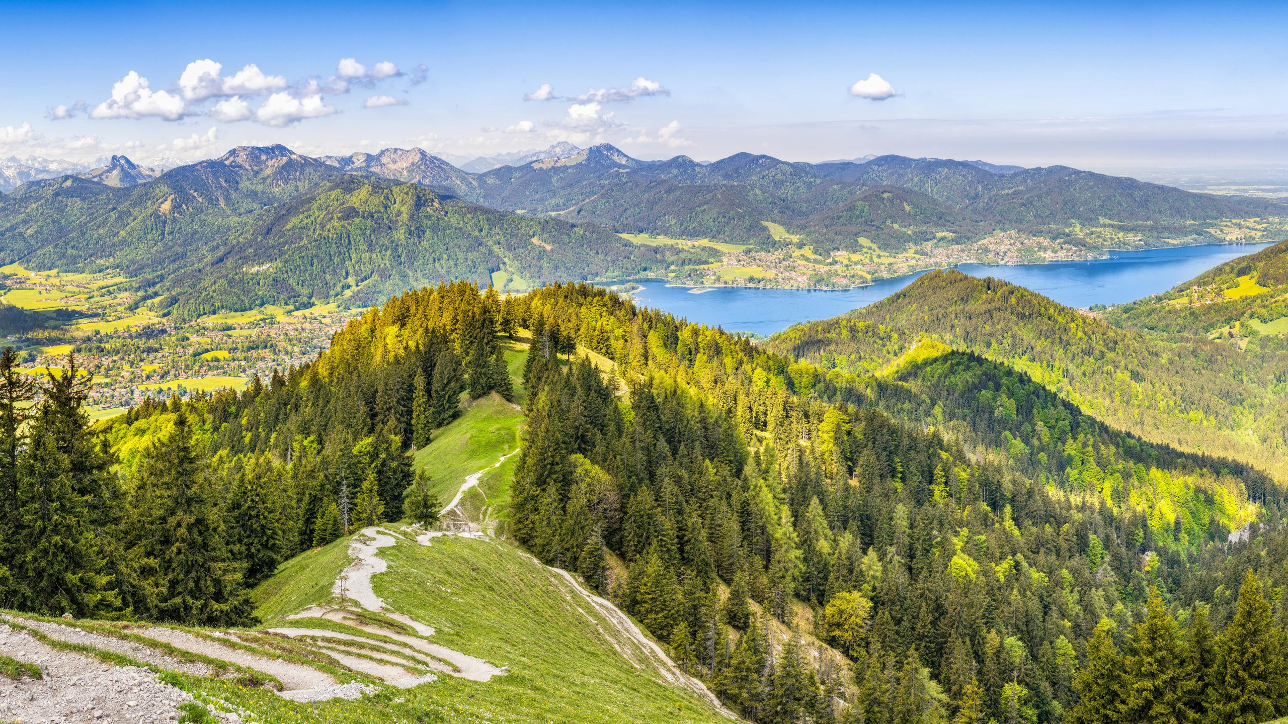 Bavarian Alps Summer Landscape - 2K Quad HD wallpapers in 2560x1440 resolution