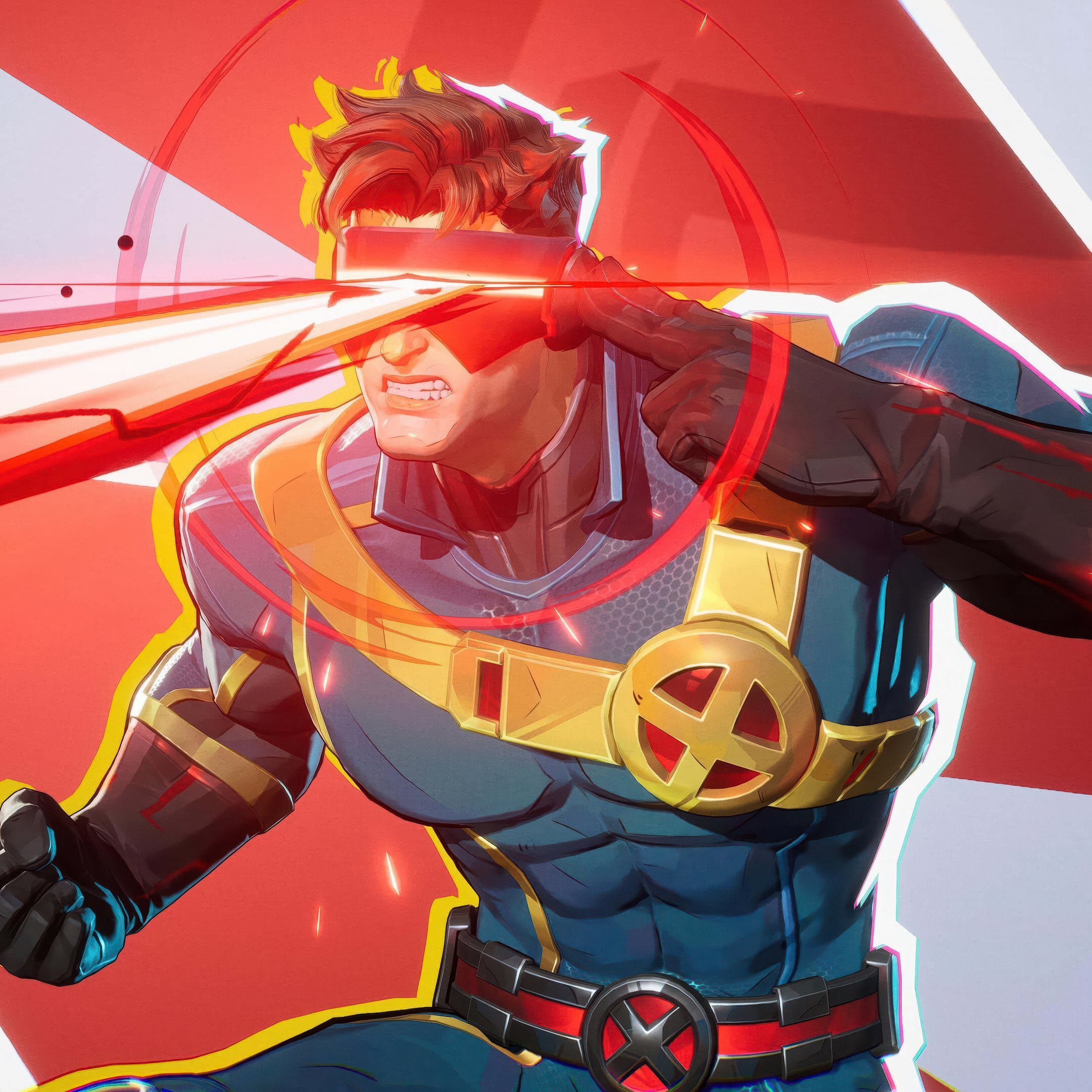 Cyclops with a laser out of his eyes - Wallpapers for iPad Pro 11″ in 2388x2388 resolution