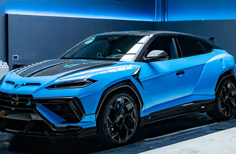 spoiler Wallpapers for Samsung Galaxy Tab (1920x1920): Lamborghini Urus SE, TopCar Design, carbon fiber, body kit