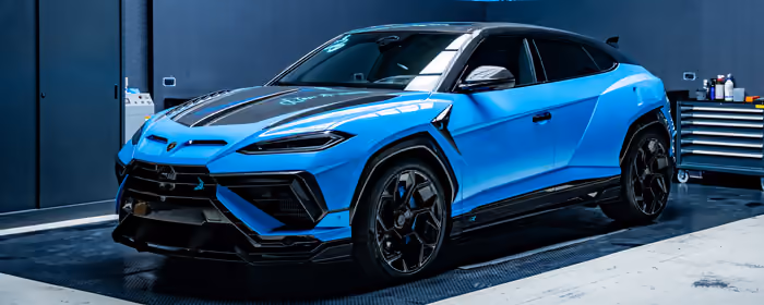 UltraWide 32:9 wallpapers (3840x1080): Lamborghini Urus SE, TopCar Design, carbon fiber, body kit