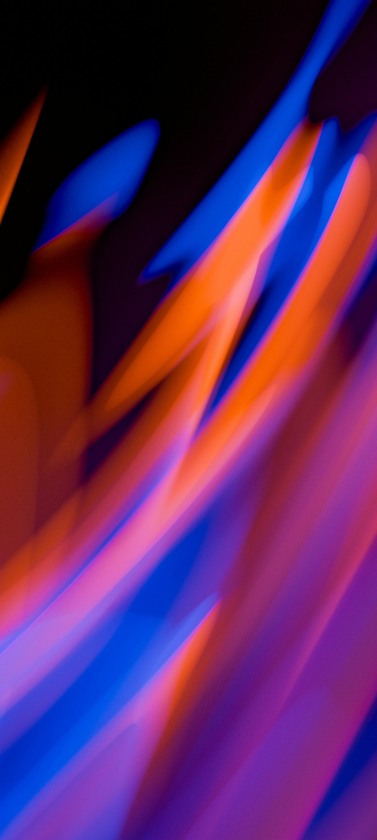 Neon Gradient Light Waves - Wallpapers for Xiaomi 15 in 1200x2670 resolution