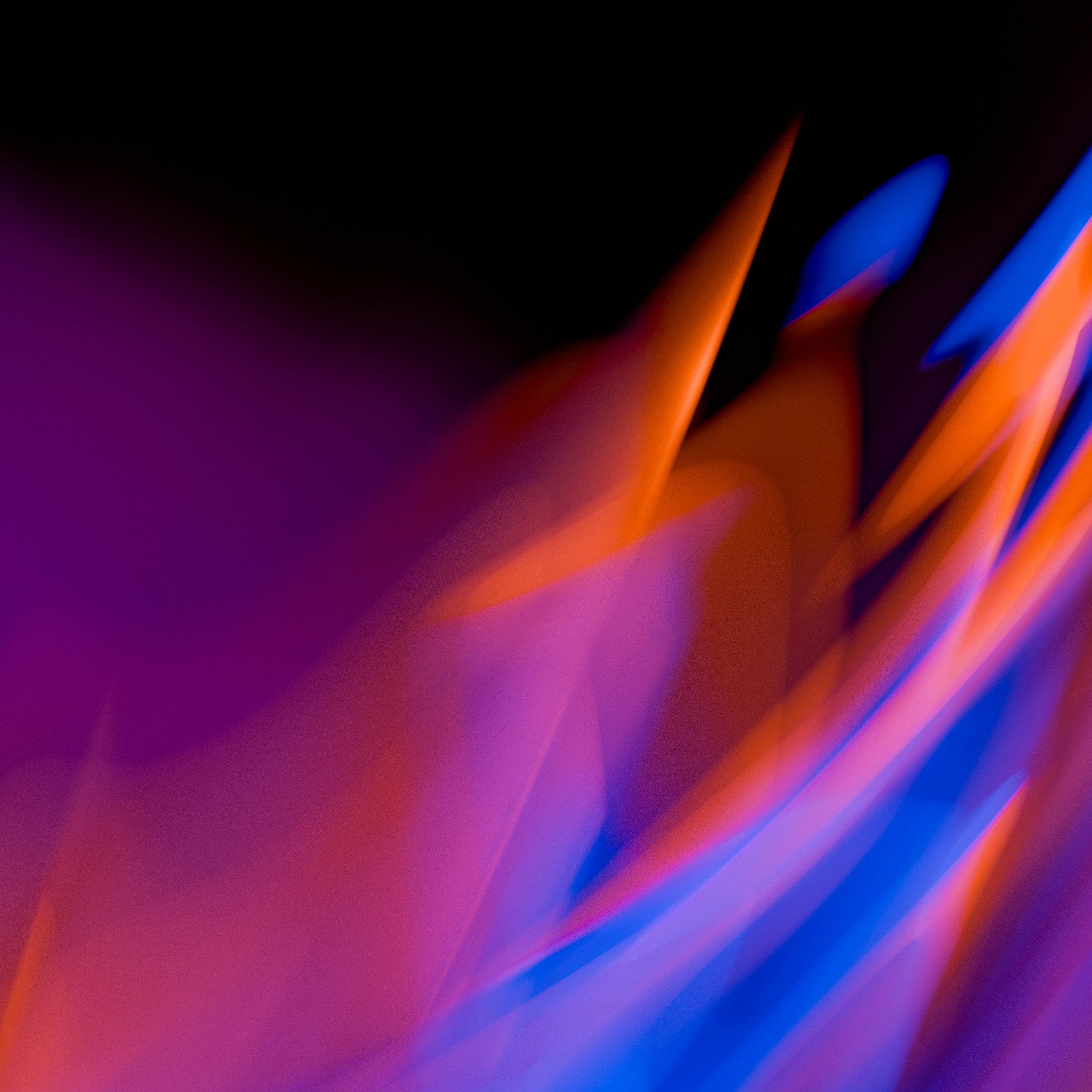Neon Gradient Light Waves - Wallpapers for Samsung Galaxy Tab S9+ in 2800x2800 resolution