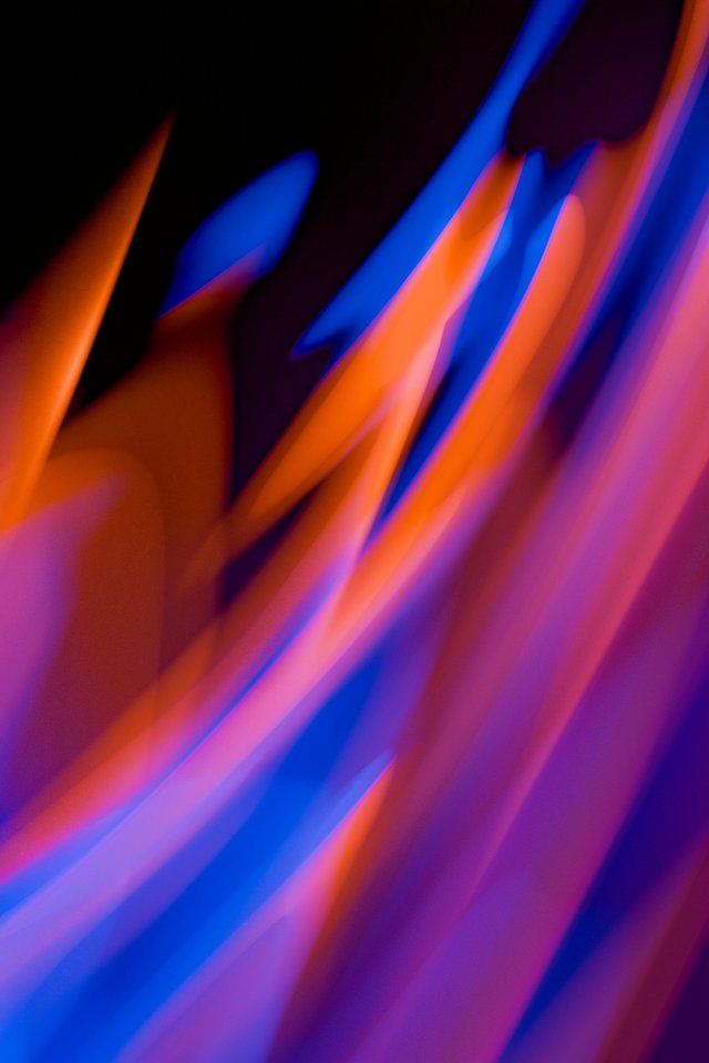 Neon Gradient Light Waves - Wallpapers for iPhone 4/4S in 640x960 resolution
