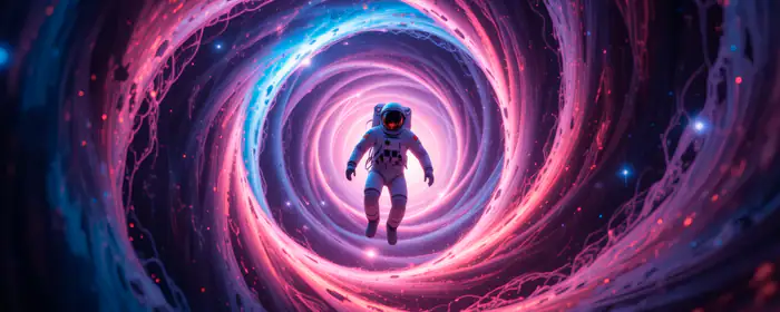 Обои космос: космонавт, черная дыра, научная фантастика, скафандр