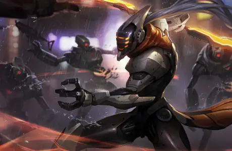 armor Wallpapers for iPad Retina (2048x2048): Master Yi, League Of Legends, robot, warrior
