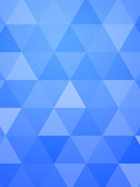 Blue Triangle Mosaic Pattern - Wallpapers for HTC/BlackBerry in 480x640 resolution