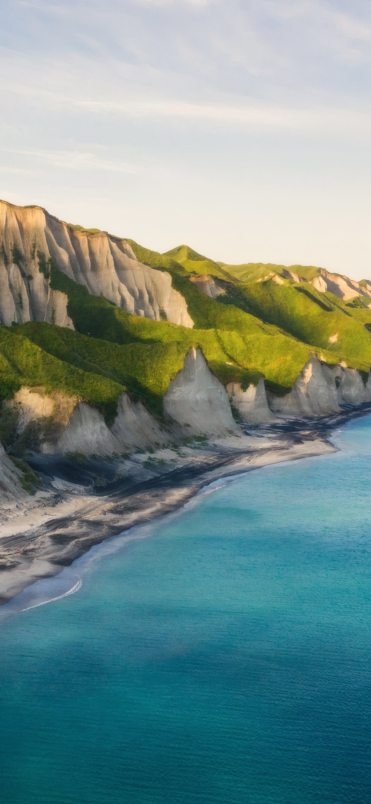 Coastal cliffs at sunrise - Wallpapers for iPhone 14 Pro/15 Pro in 1179x2556 resolution