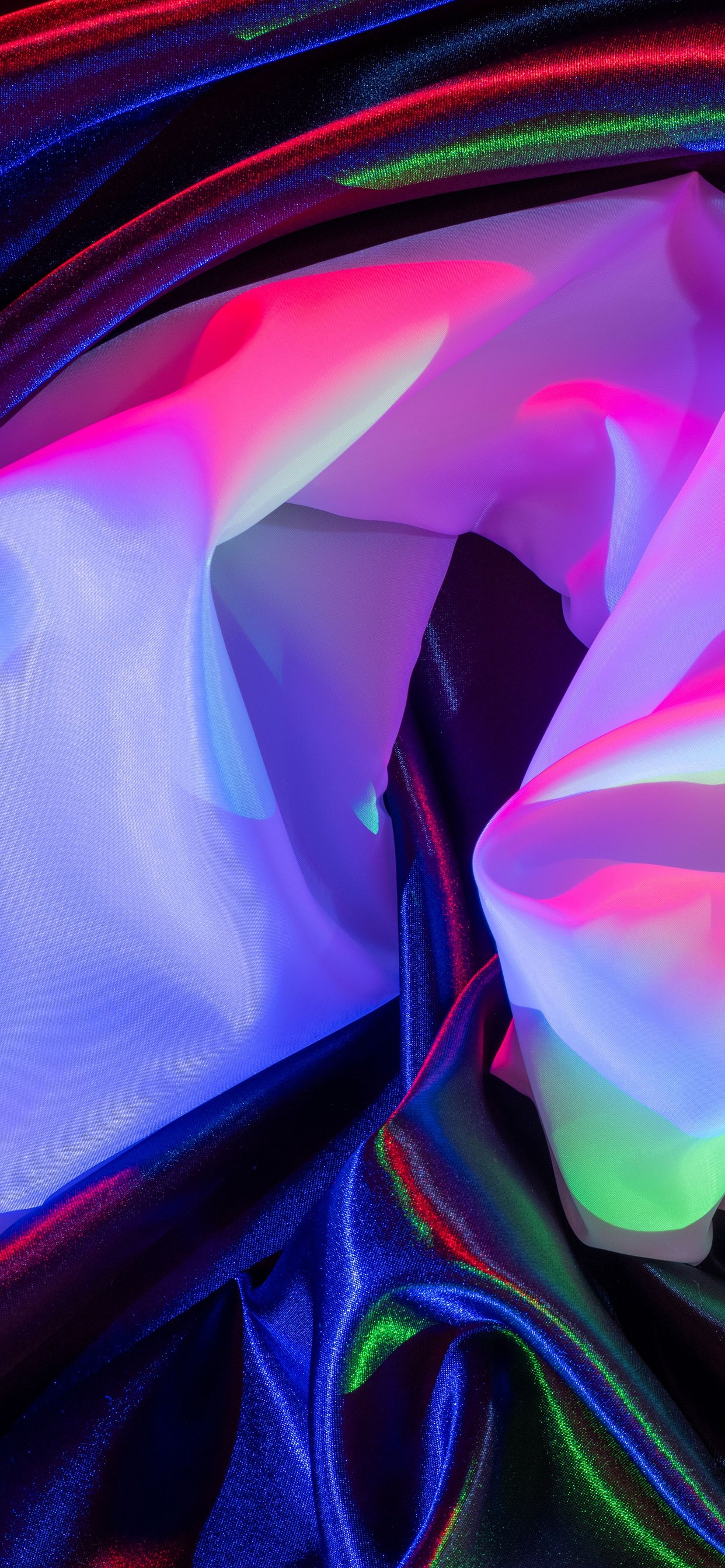 Neon Glowing Fabric Texture - Wallpapers for iPhone 11 Pro Max in 1242x2688 resolution
