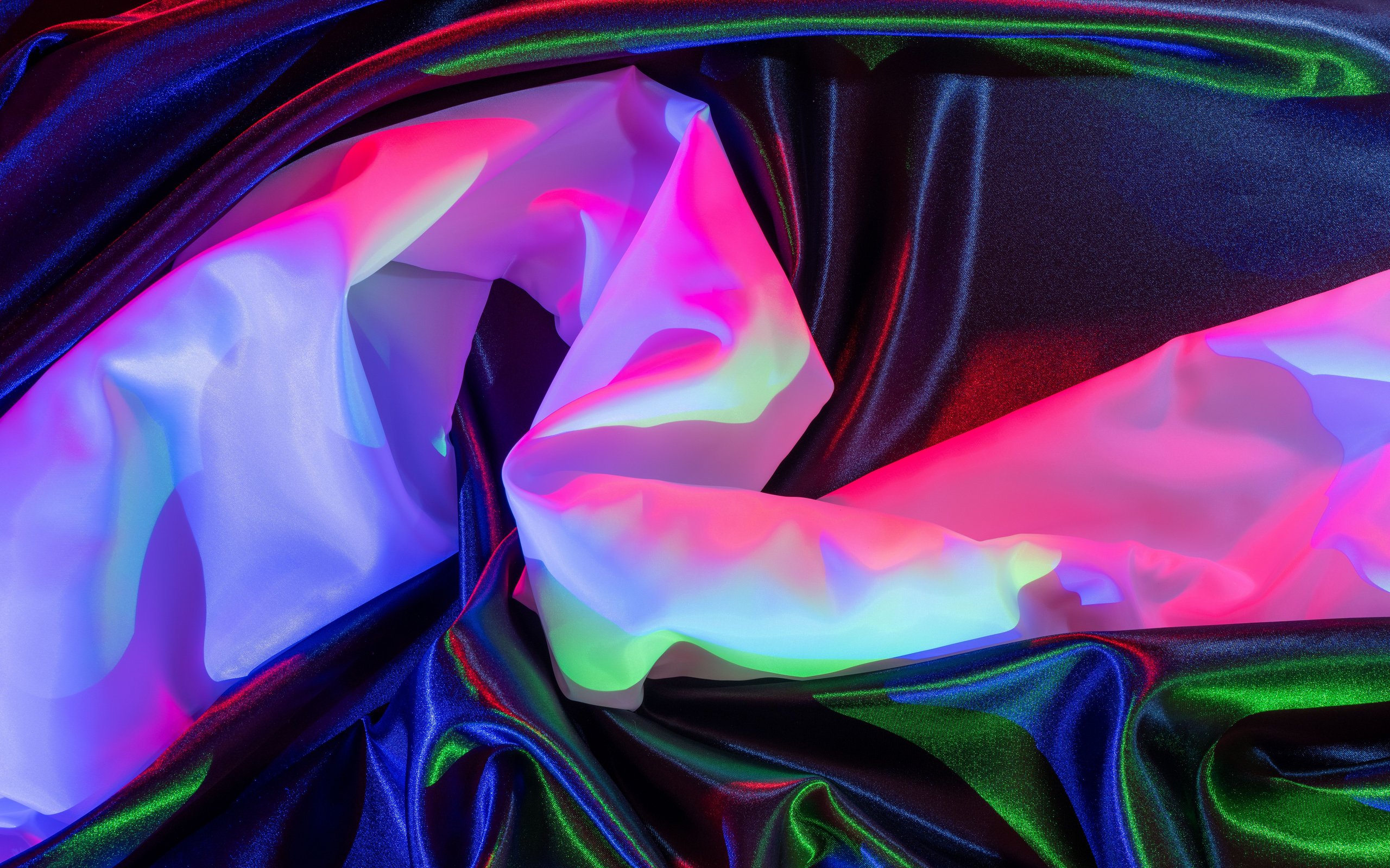 Neon Glowing Fabric Texture - WQXGA and for Apple MacBook Air 13 wallpapers in 2560x1600 resolution