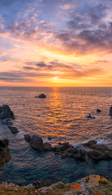 Nature wallpapers: France, coast, sea, sky