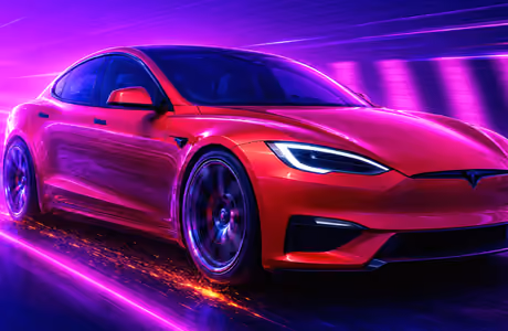 Обои машины: Tesla Model S, Tesla Plaid, седан, электромобиль