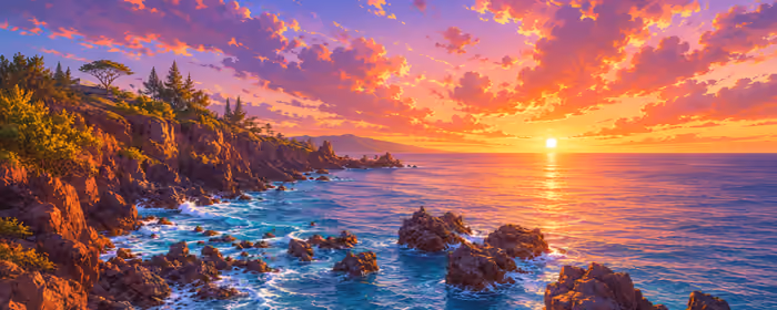 5K2K UltraWide 21:9 wallpapers (5120x2160): coastline, sea, sky, ocean
