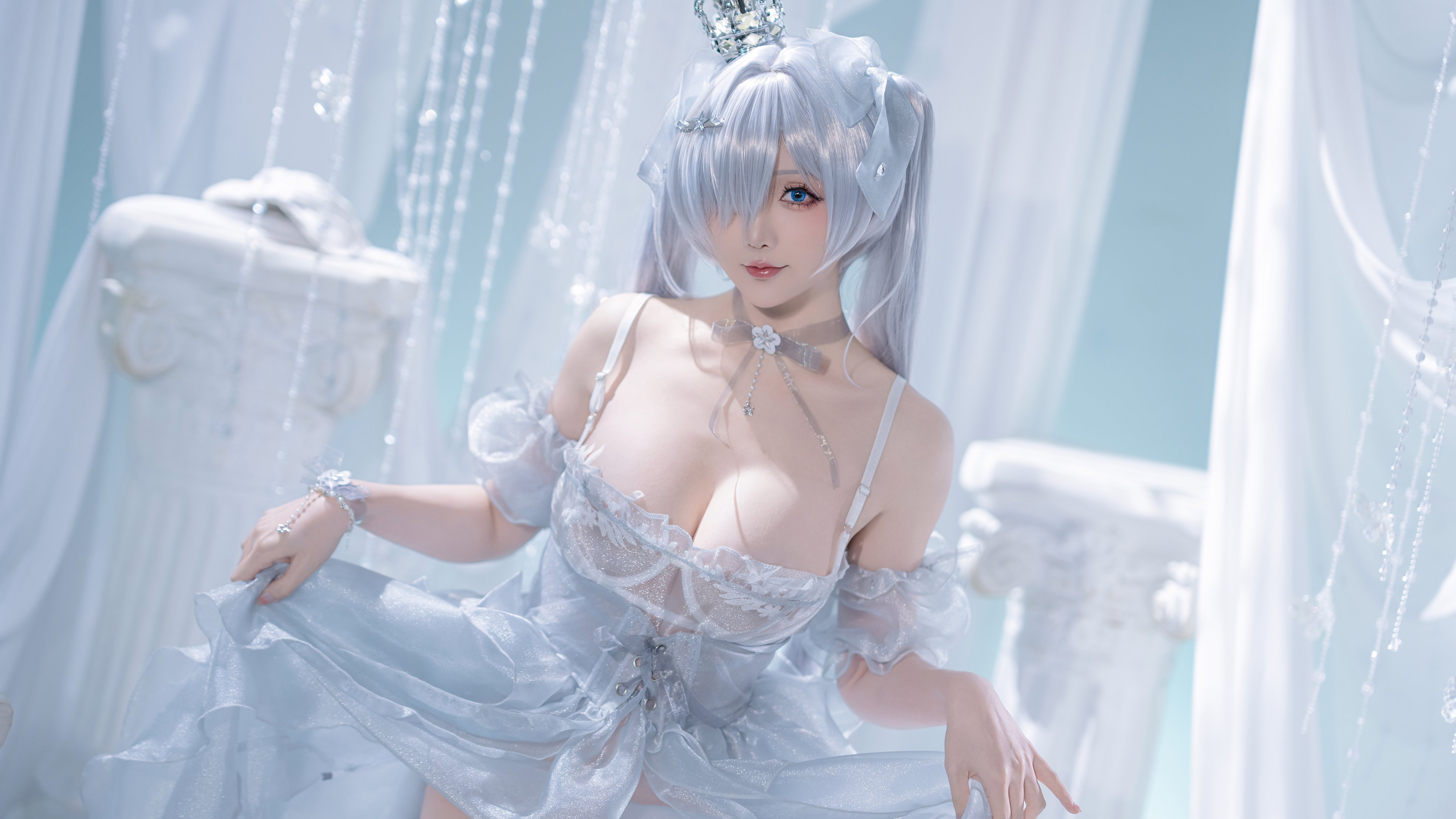 Косплей Hoshilily на Cinderella - Обои для Apple iMac 24″ в разрешении 4480x2520