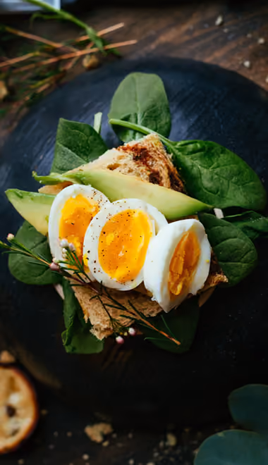 Breakfast Wallpapers for iPhone X/XS/11 Pro (1125x2436): breakfast, avocado, egg, basil