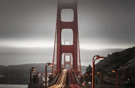 USA Wallpapers for iPad Retina (2048x2048): Golden Gate Bridge, San Francisco, USA, bridge