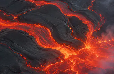 Wallpapers for Samsung/Xiaomi (2000x2000): Iceland, lava, volcano, rock