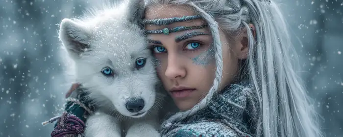 5K2K UltraWide 21:9 portrait wallpapers (5120x2160): tribe, warrior, husky, dog