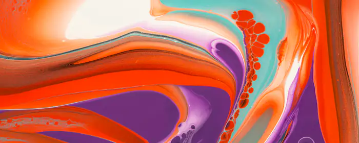 UltraWide 21:9 обои (2560x1080): волны, краска, жидкость, чернила