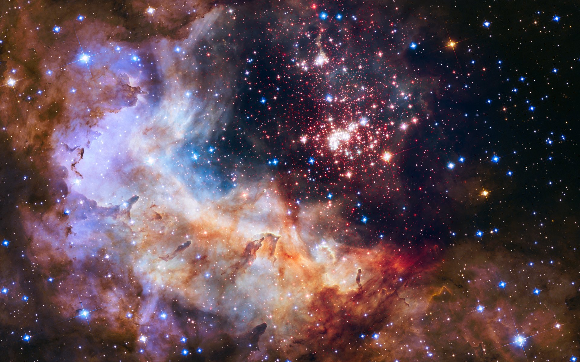 Colorful Cosmic Nebula - WUXGA wallpapers in 1920x1200 resolution