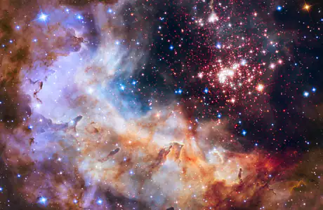2K Quad HD wallpapers (2560x1440): nebula, stars, galaxy, cluster