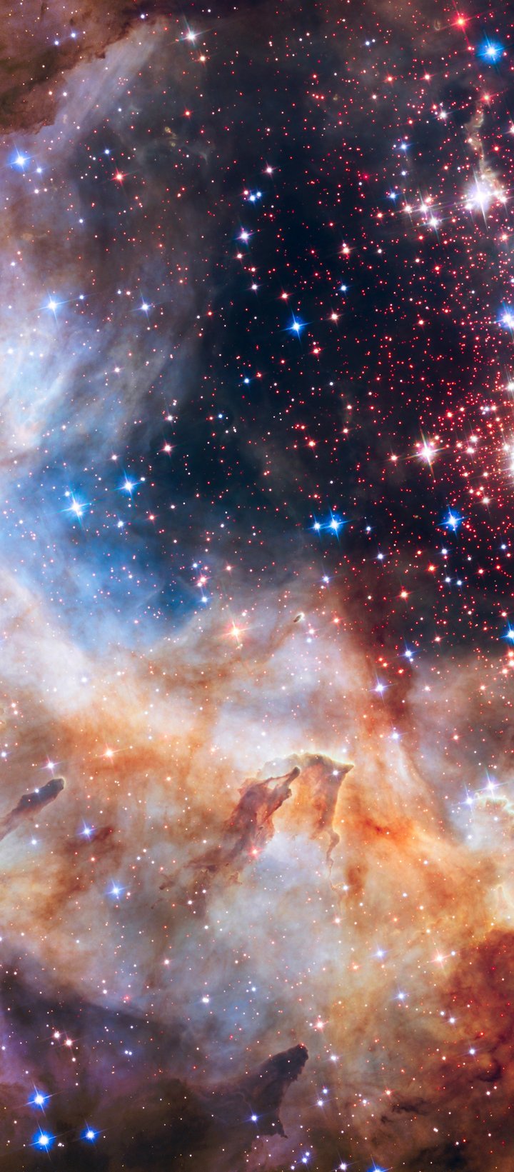 Colorful Cosmic Nebula - Wallpapers for Xiaomi Redmi 14C, POCO C71/C75/M7, Infinix Note 8 in 720x1640 resolution