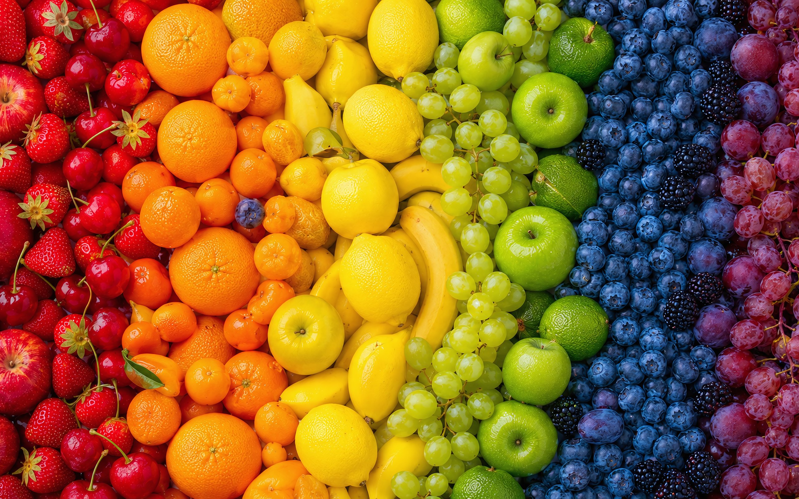 Assorted Fresh Fruits and Berries - WQXGA and for Apple MacBook Air 13 wallpapers in 2560x1600 resolution